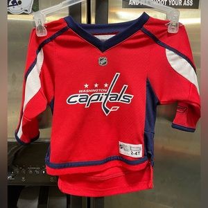Reebok Ovechkin #8 NHL Hockey Jersey Washington Capitals kids 2T-4T